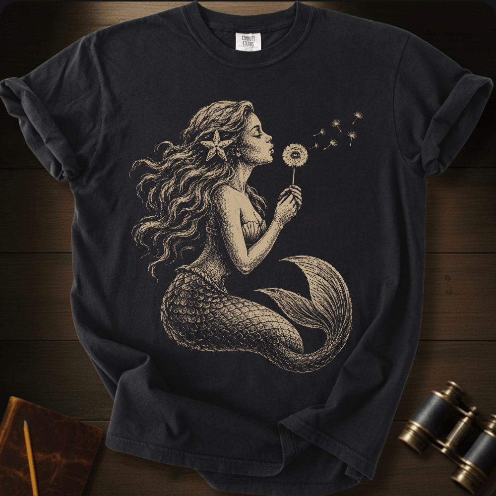 Mermaid Blowing Wishes T-shirt