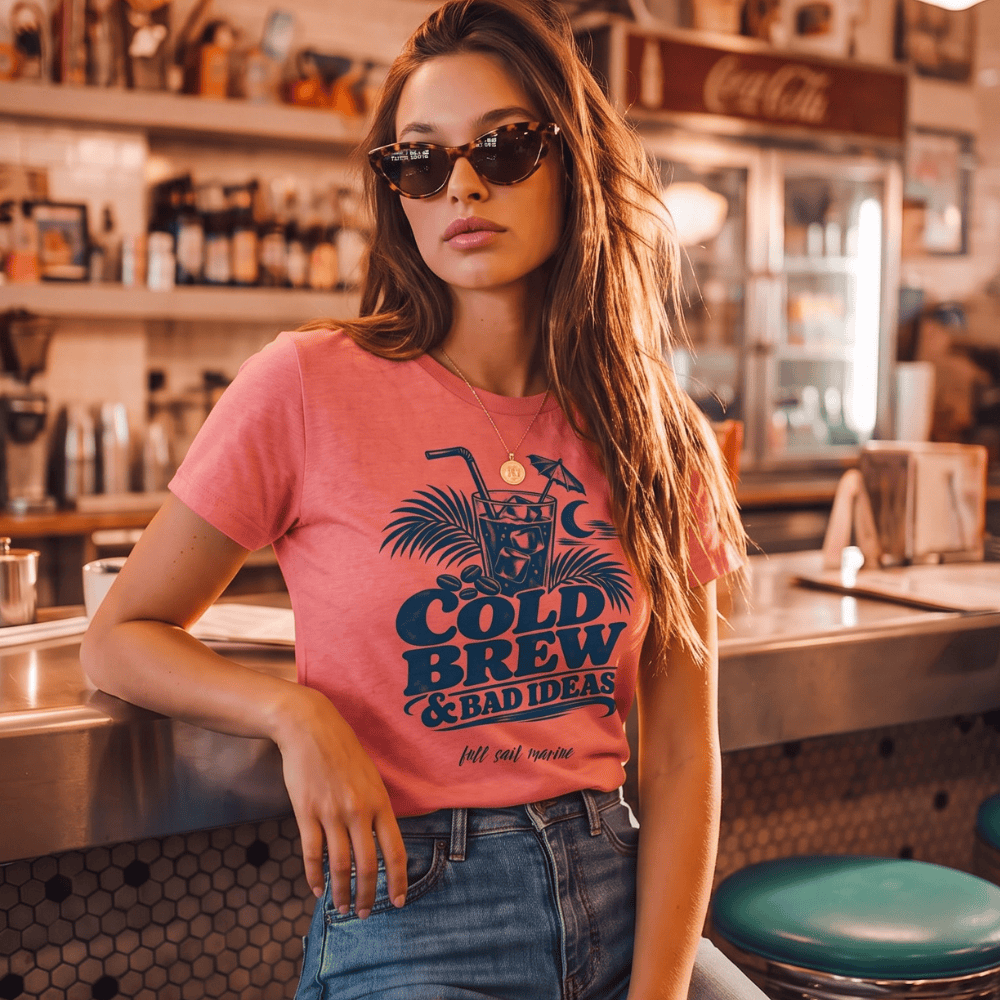 Cold Brew & Bad Ideas Tee