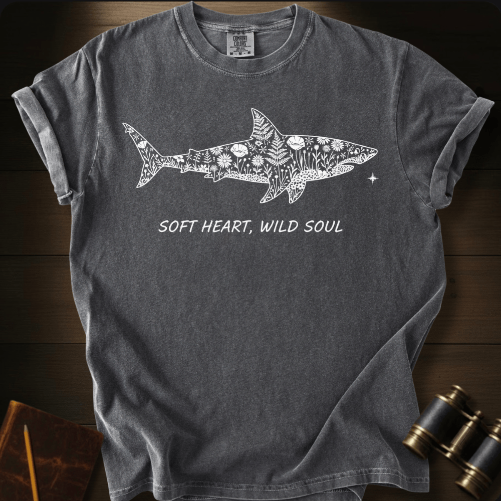 The Floral Shark T-shirt