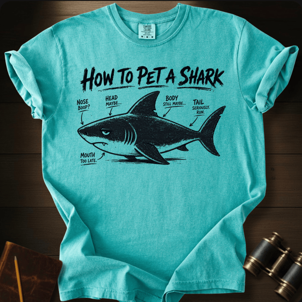 How to Pet a Shark T-shirt