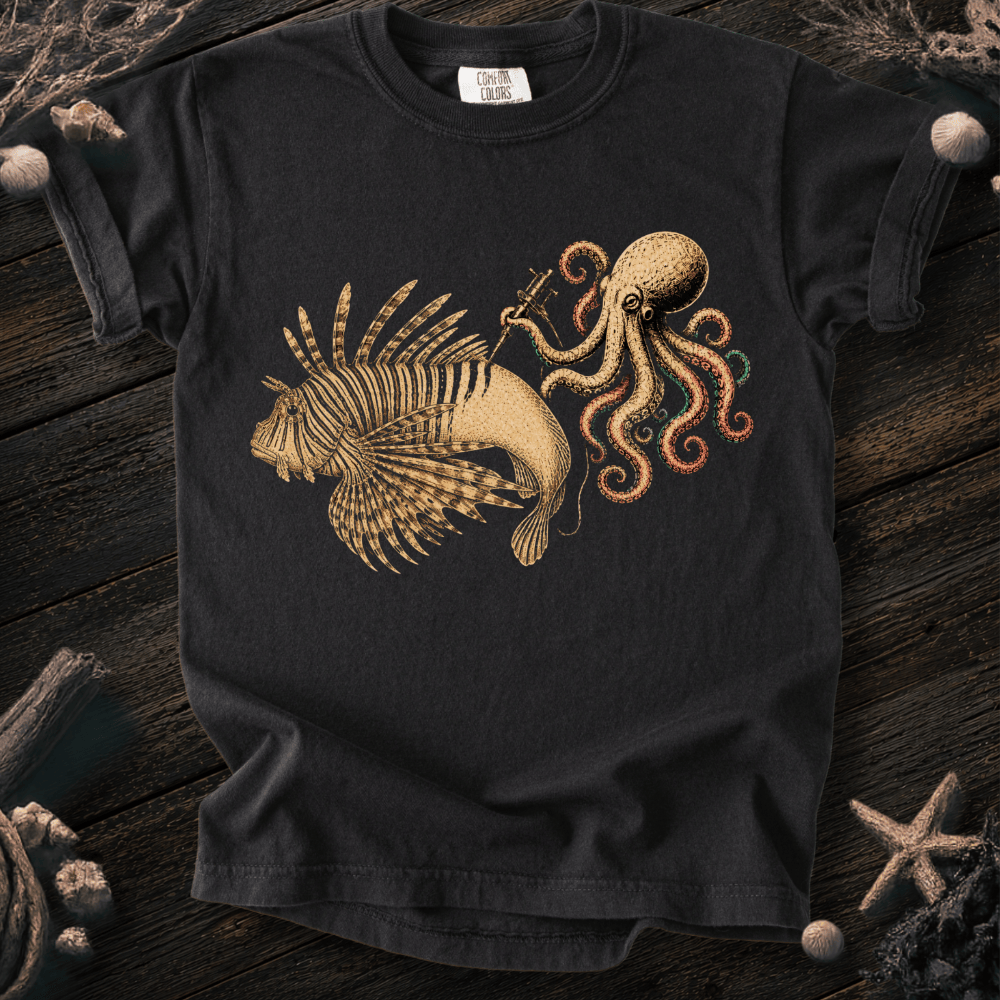 Lion Fish Tattoo Youth Tee