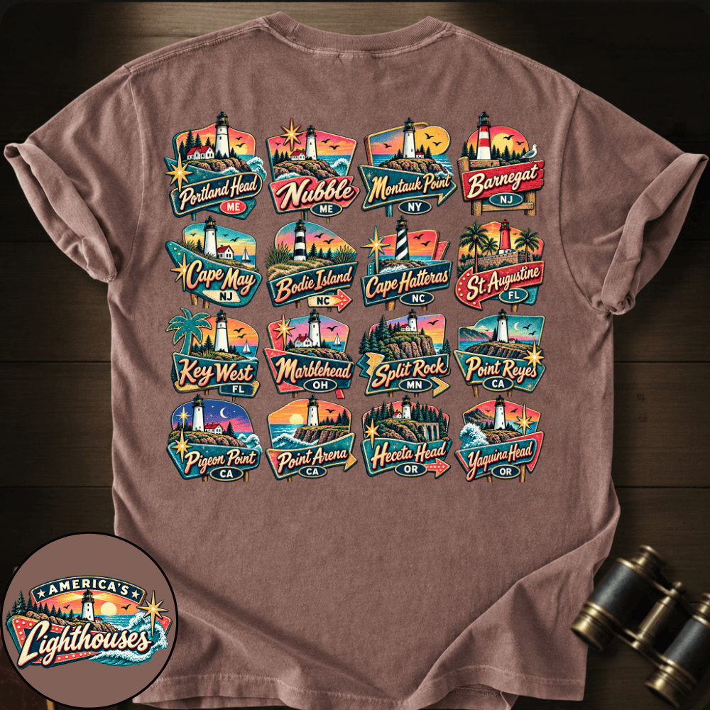 America´s Lighthouses T-shirt