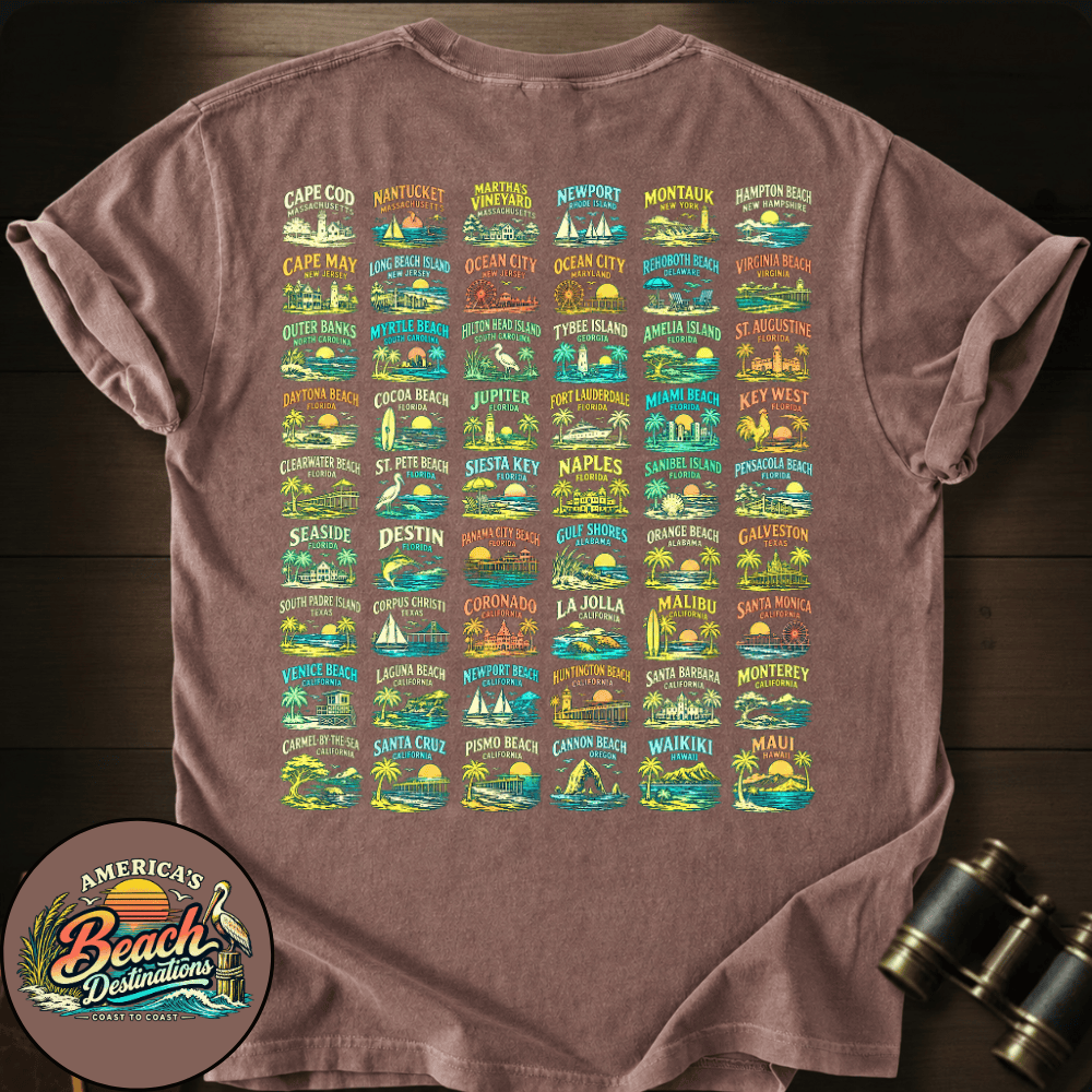 America´s Beach Destinations T-shirt