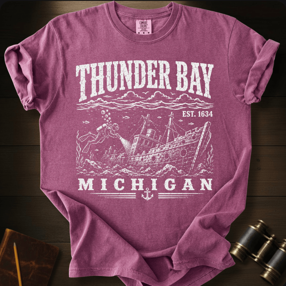 Thunder Bay Michigan - T-shirt