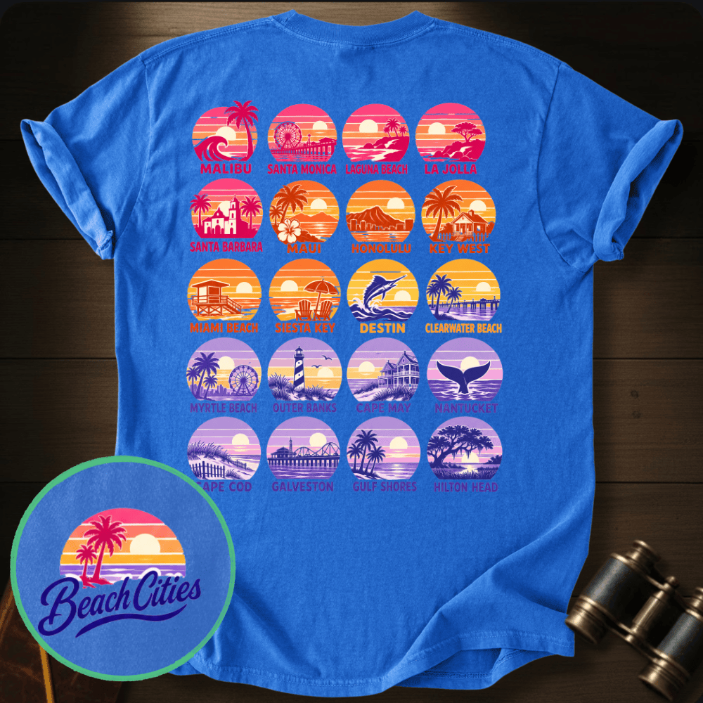Beach Cities of America T-shirt