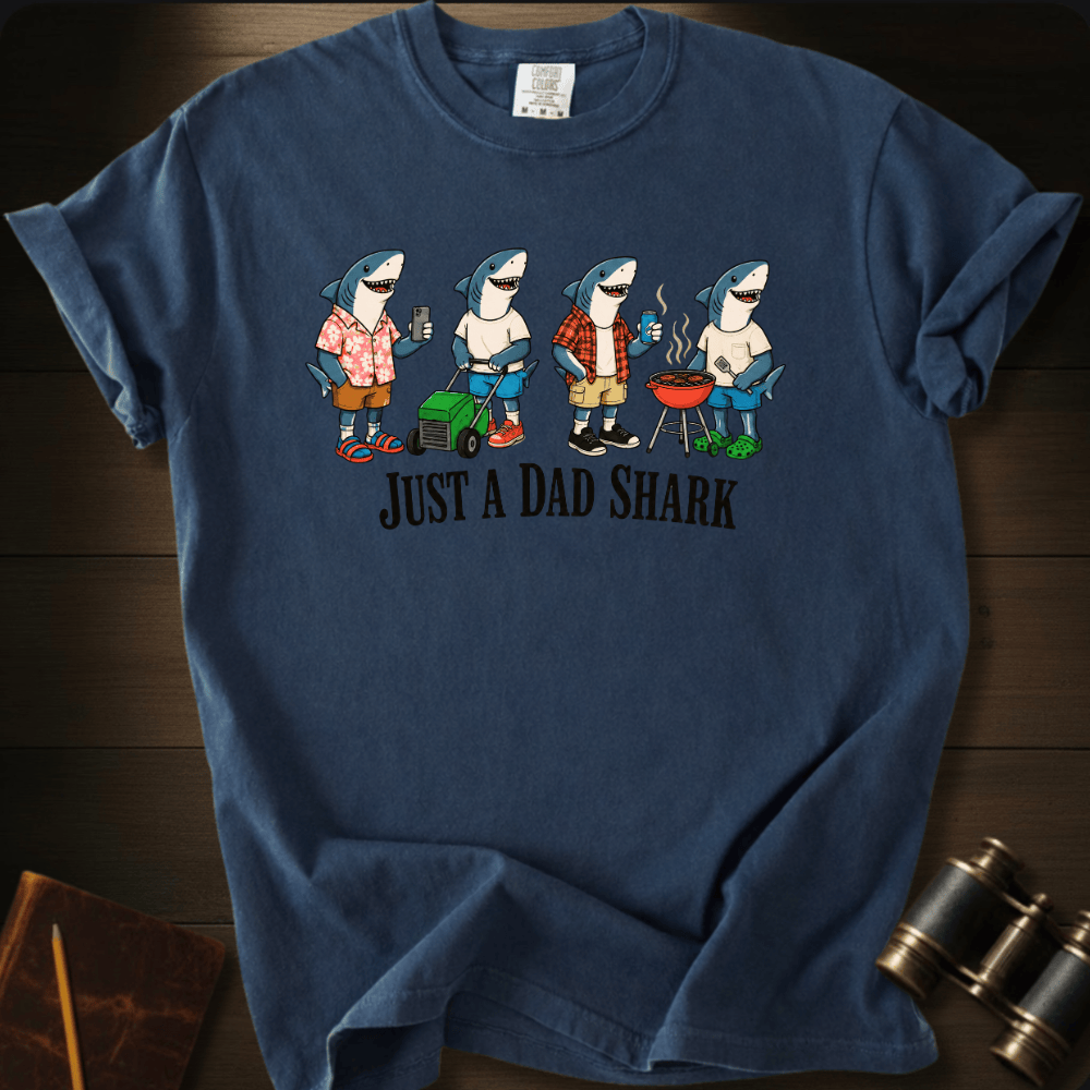 Just A Dad Shark T-shirt