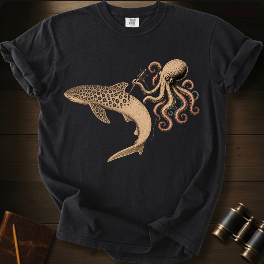 Leopard Shark Tattoo T-shirt