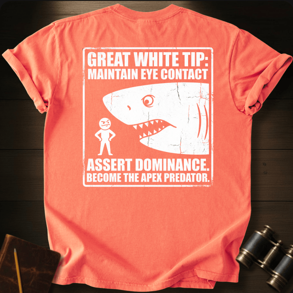 Great White Tip Back T-shirt