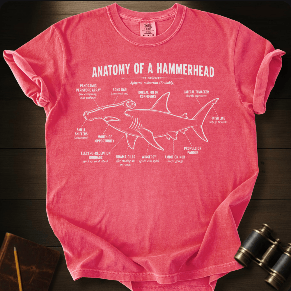Anatomy of a Hammerhead T-shirt