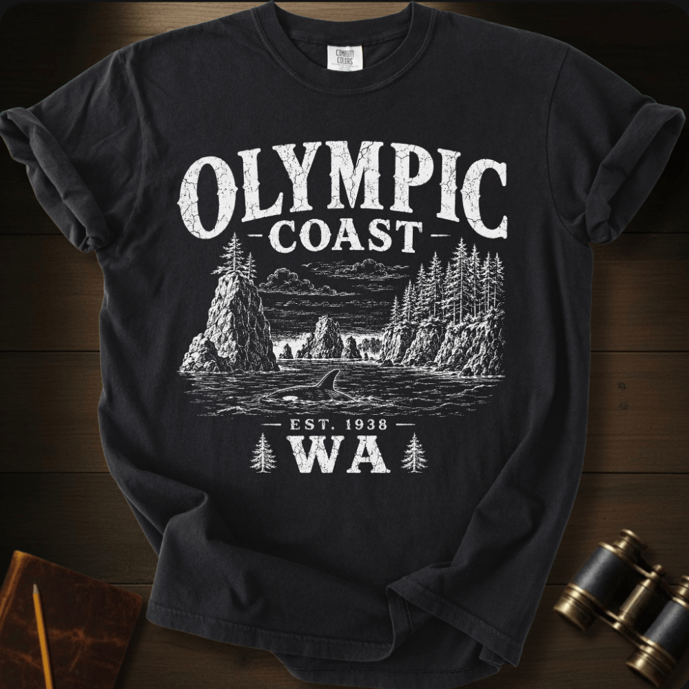 Olympic Coast WA - T-shirt