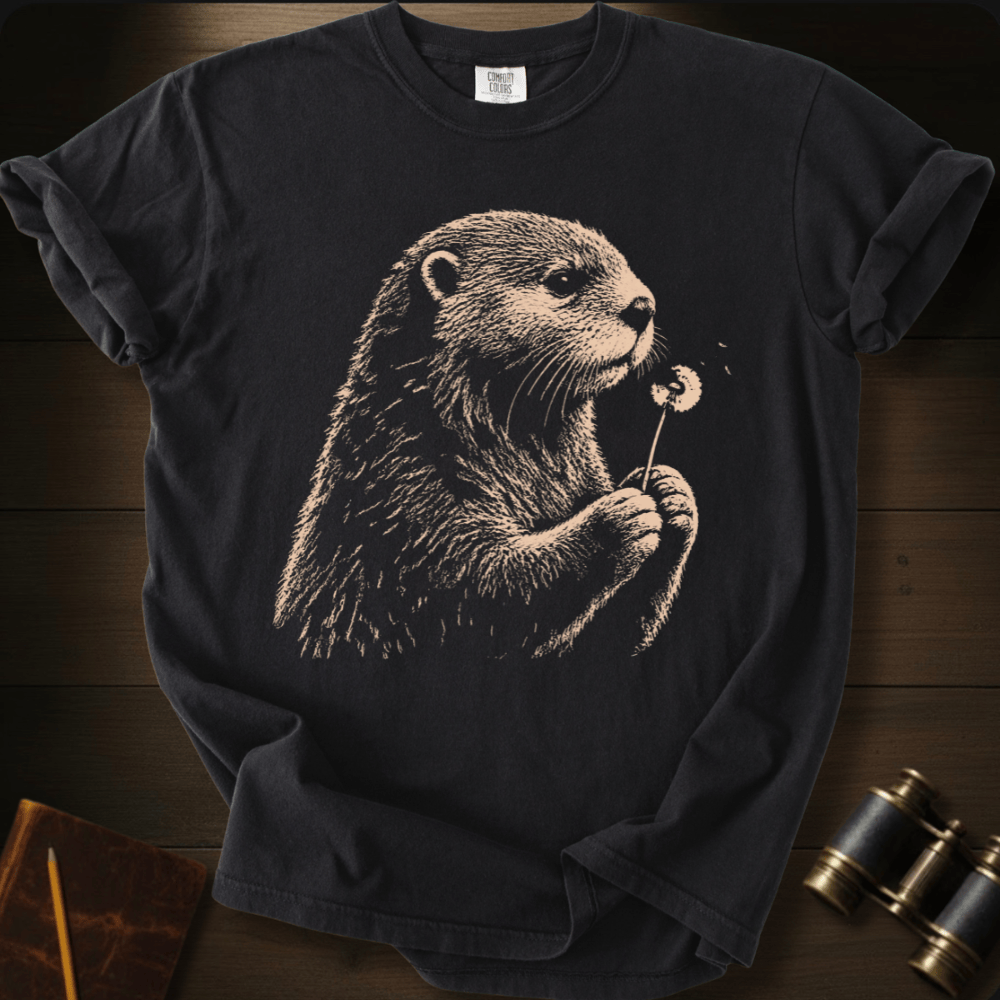 Otter Blowing Wishes - T-shirt
