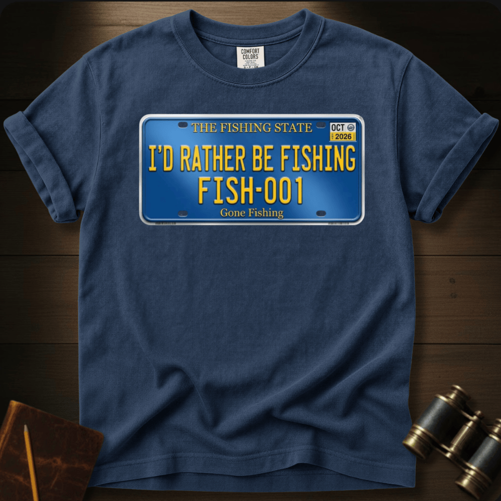 I´D Rather Be Fishing T-shirt