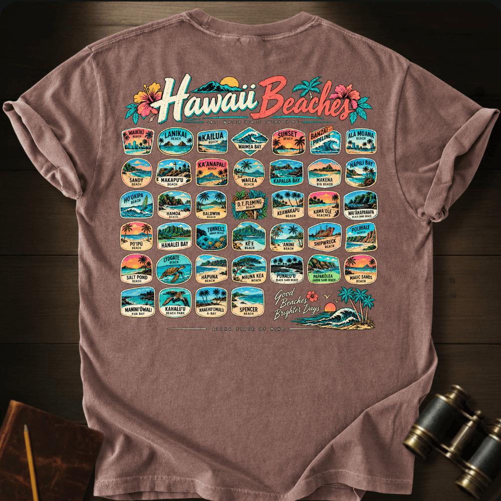 Hawaii Beaches 2 T-shirt