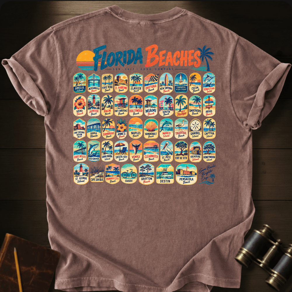 Florida Beaches - Sun, Salt T-shirt