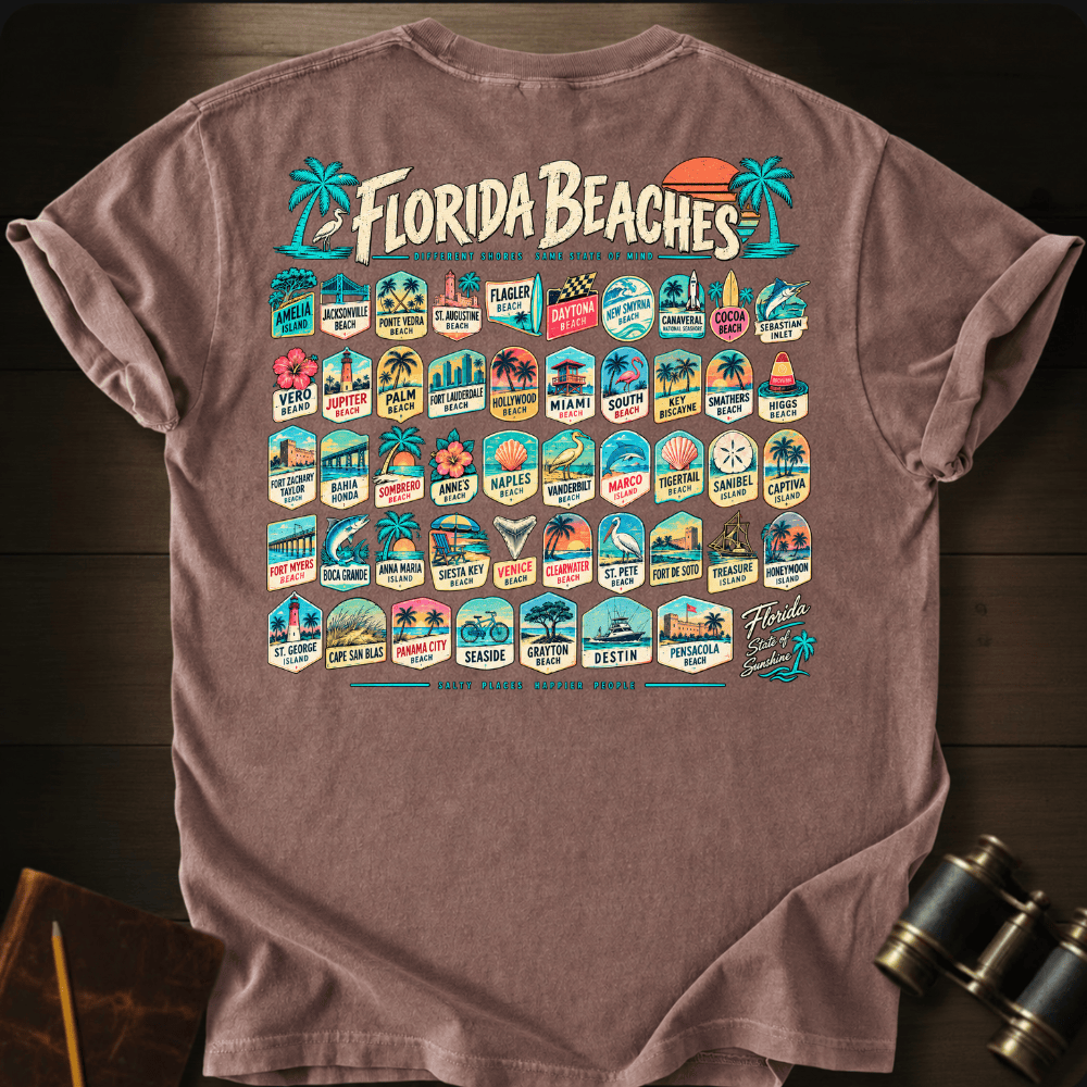 Florida Beaches Happy People T-shirt