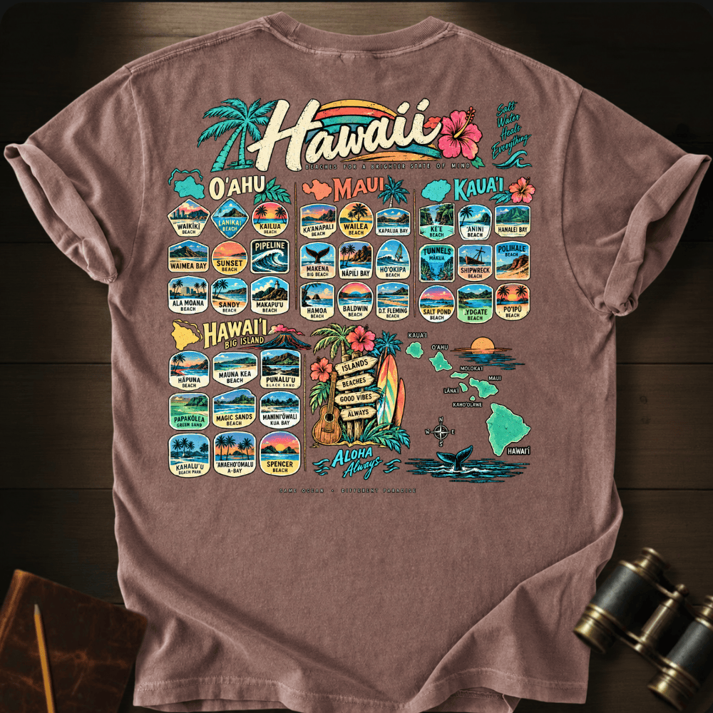 Hawaii Beaches T-shirt