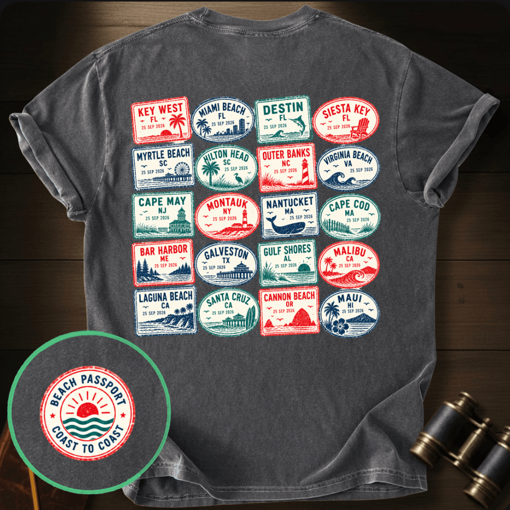 Stamps America´s Beach Cities T-shirt