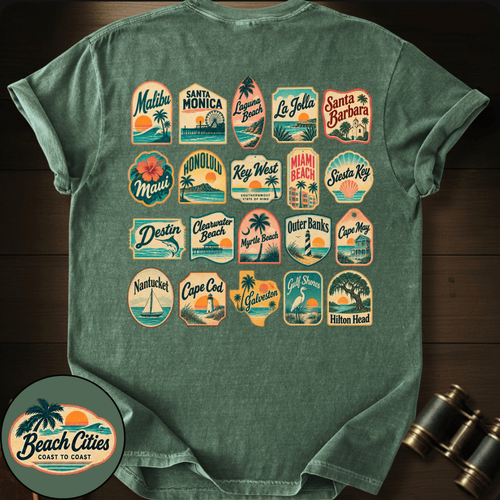 Beach Cities Coast to Coast T-shirt