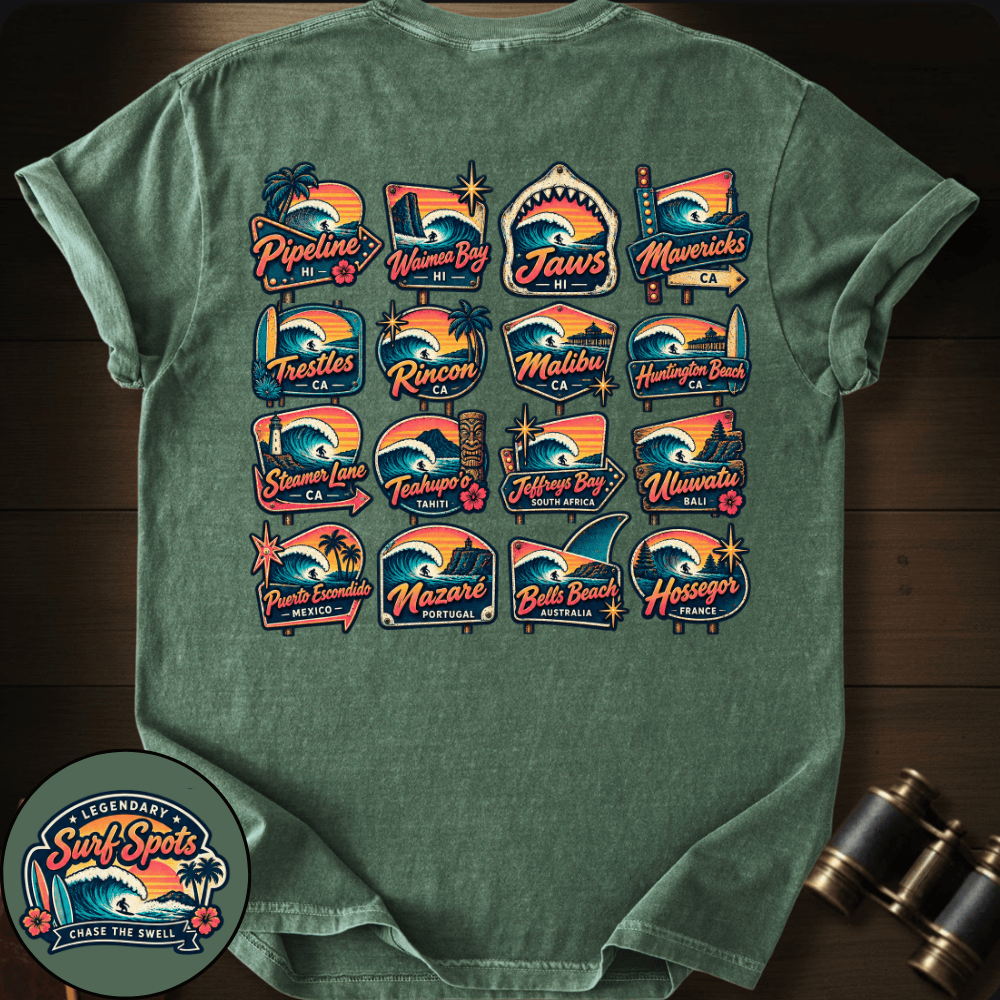 Legendary Surf Spots T-shirt