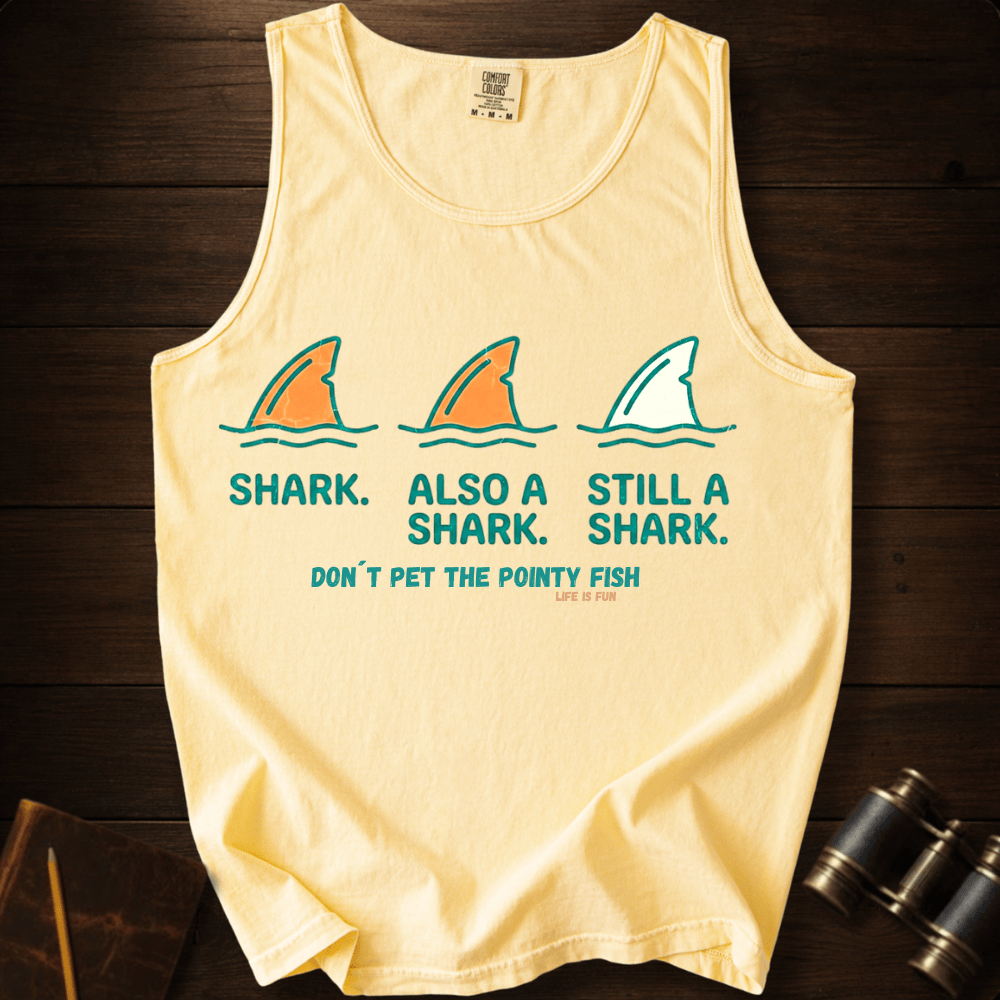 Don´t Pet the Pointy Fish Tank Top