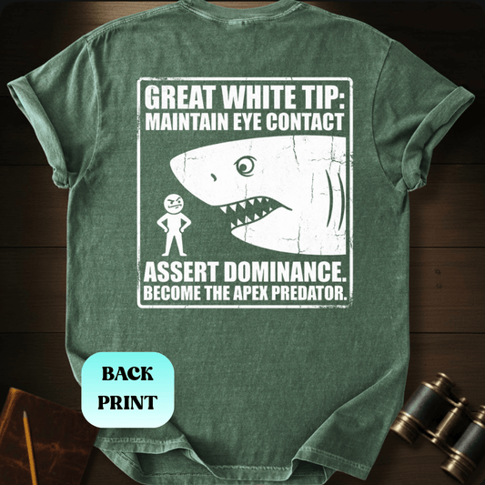 Great White Tip Back T-shirt