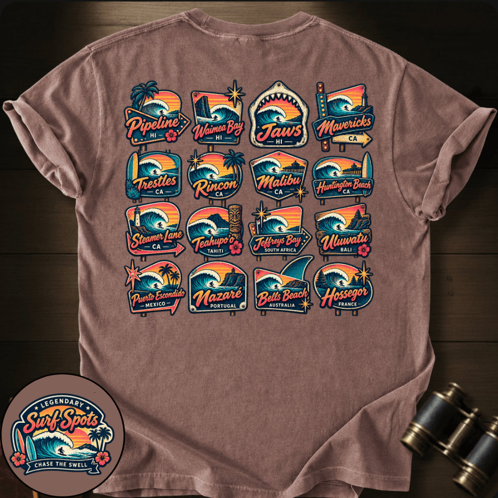 Legendary Surf Spots T-shirt