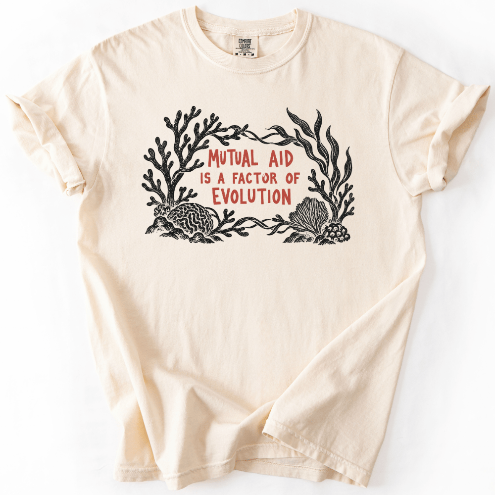 Mutual Aid Is Evolution T-shirt
