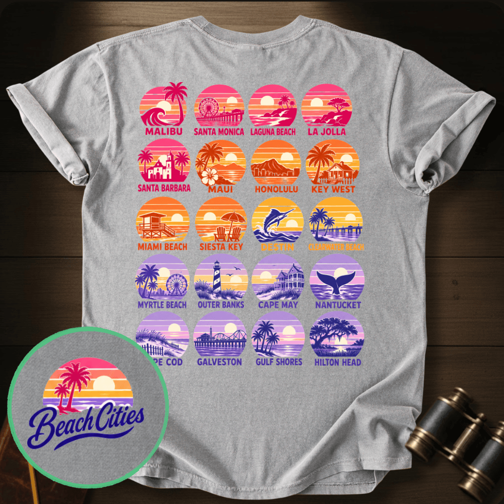 Beach Cities of America T-shirt