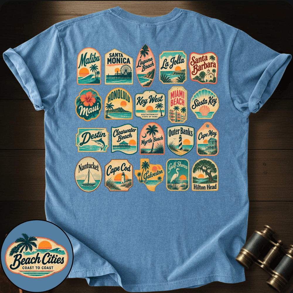Beach Cities Coast to Coast T-shirt