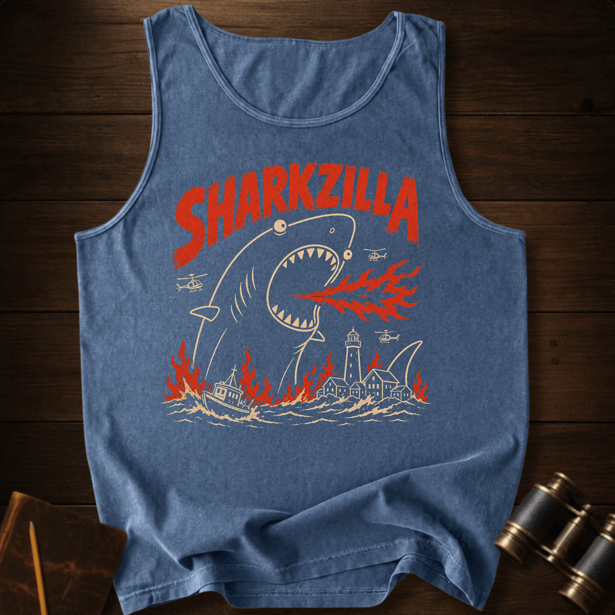 Sharkzilla Tank Top