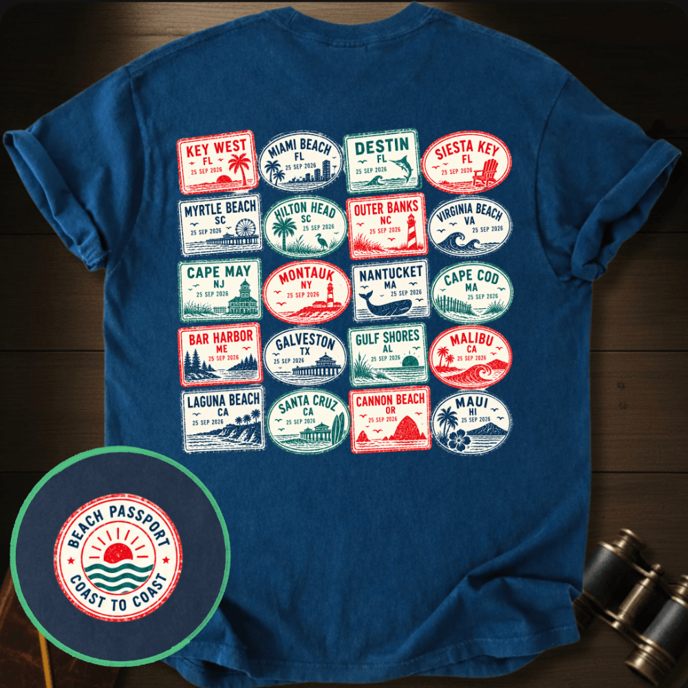Stamps America´s Beach Cities T-shirt