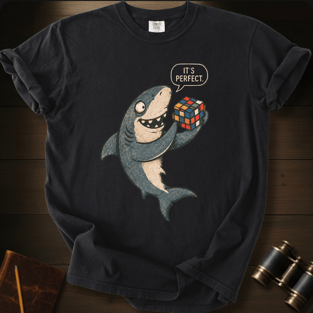 Shark and Rubik´s Cube T-shirt