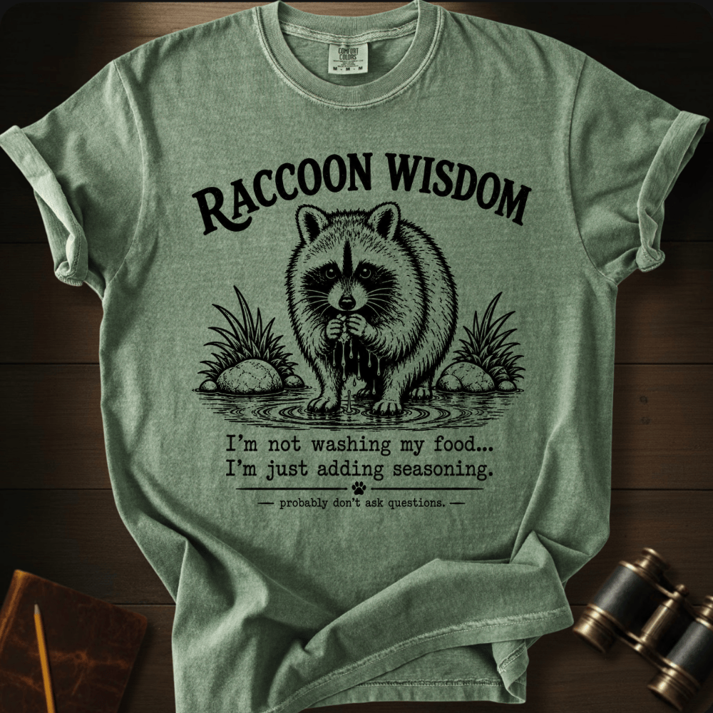 Raccoon Wisdom T-shirt