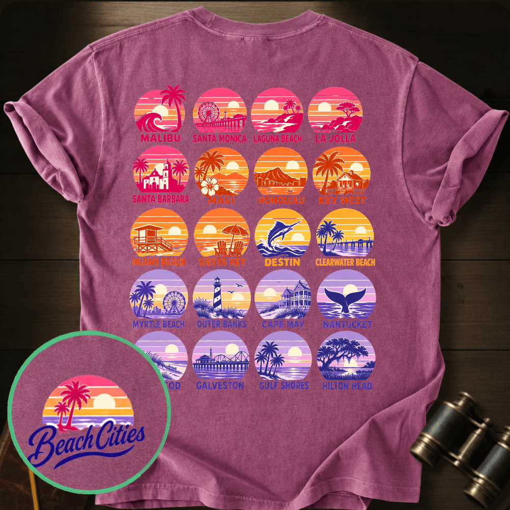 Beach Cities of America T-shirt