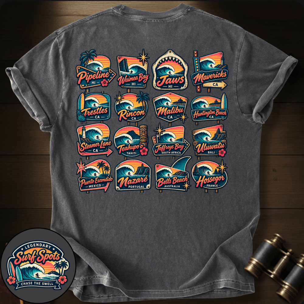 Legendary Surf Spots T-shirt