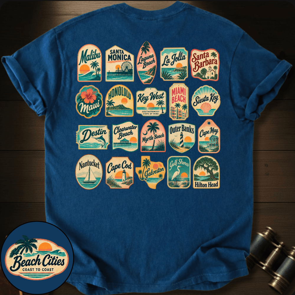 Beach Cities Coast to Coast T-shirt