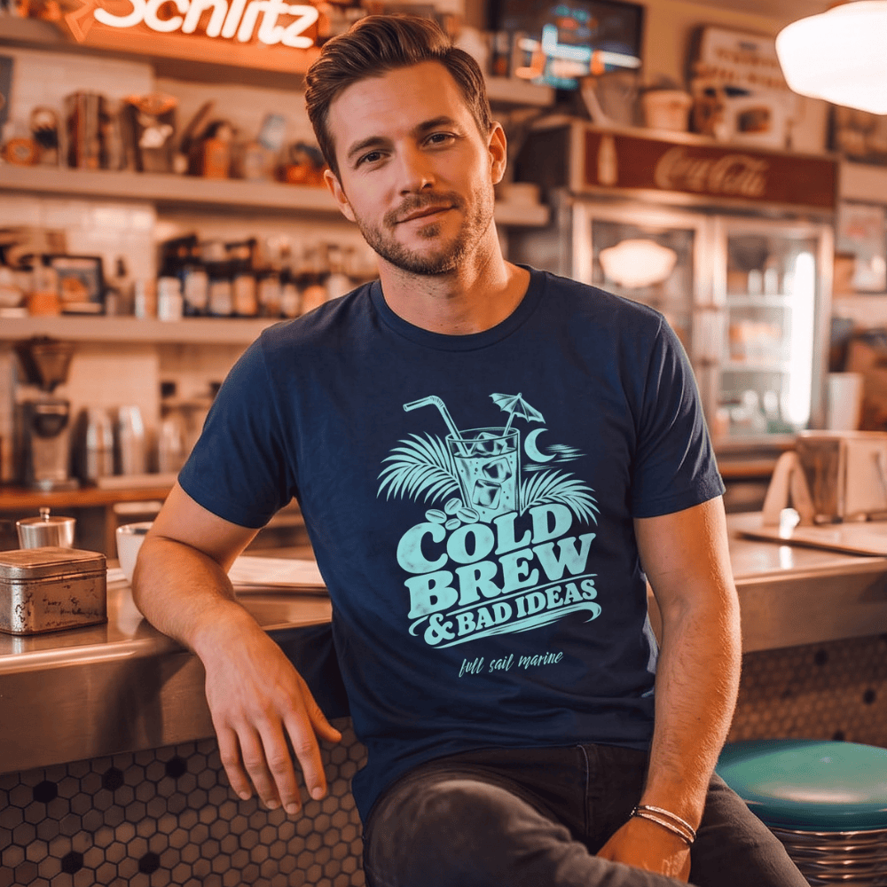 Cold Brew & Bad Ideas Tee