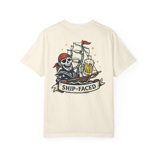 Ship Faced T-shirt Back Print