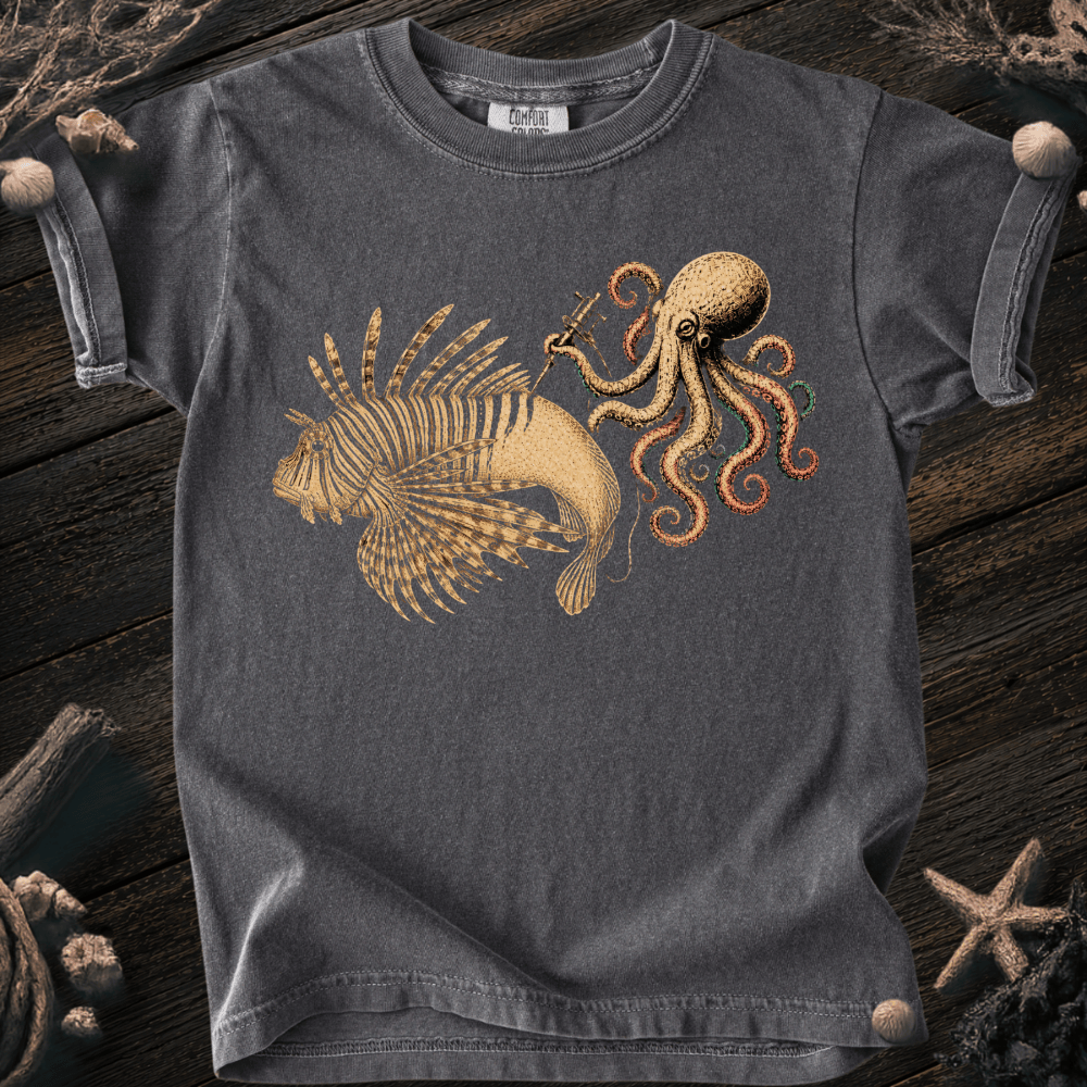 Lion Fish Tattoo Youth Tee