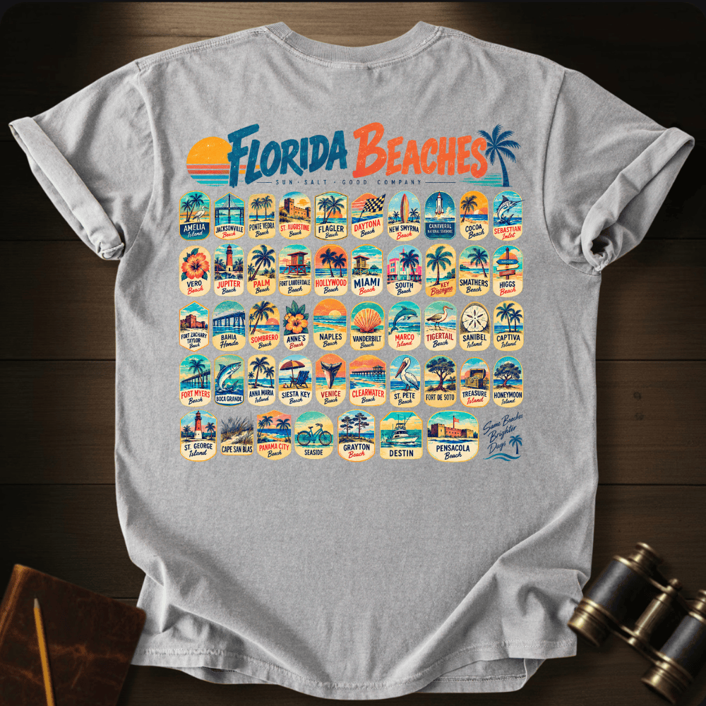 Florida Beaches - Sun, Salt T-shirt