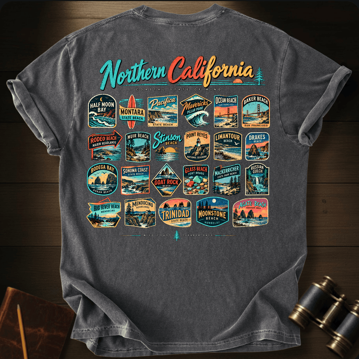 Northern California 2 T-shirt