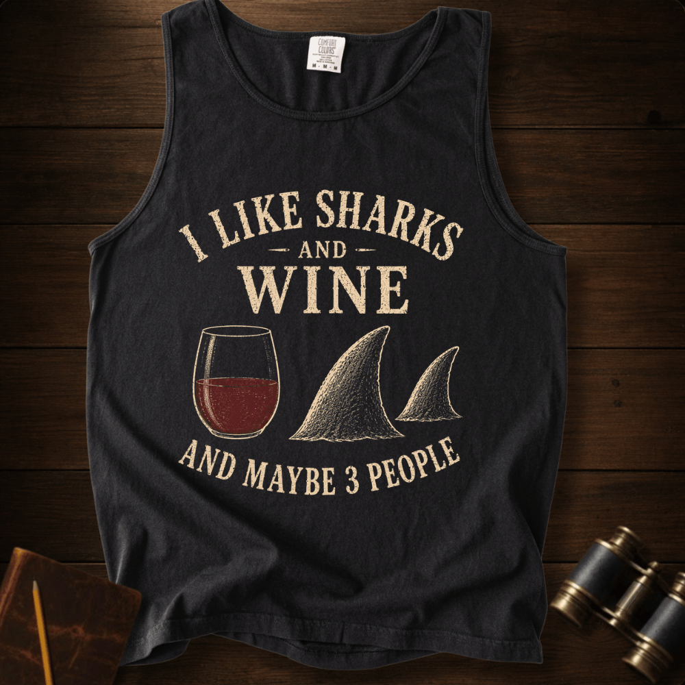 I Like Sharks and Wine Top