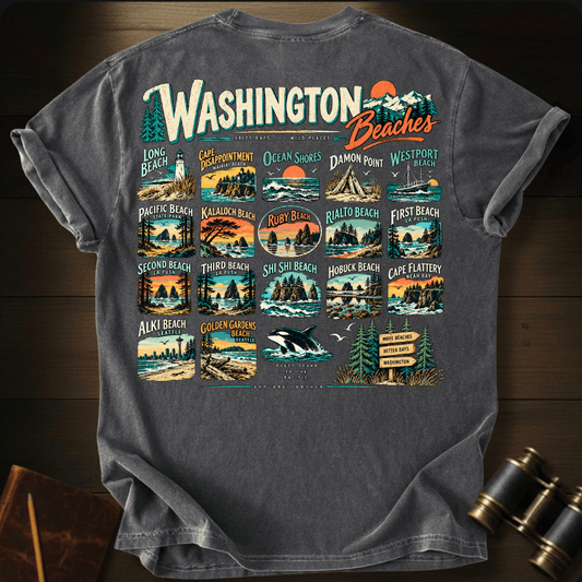 Washington Beaches T-shirt