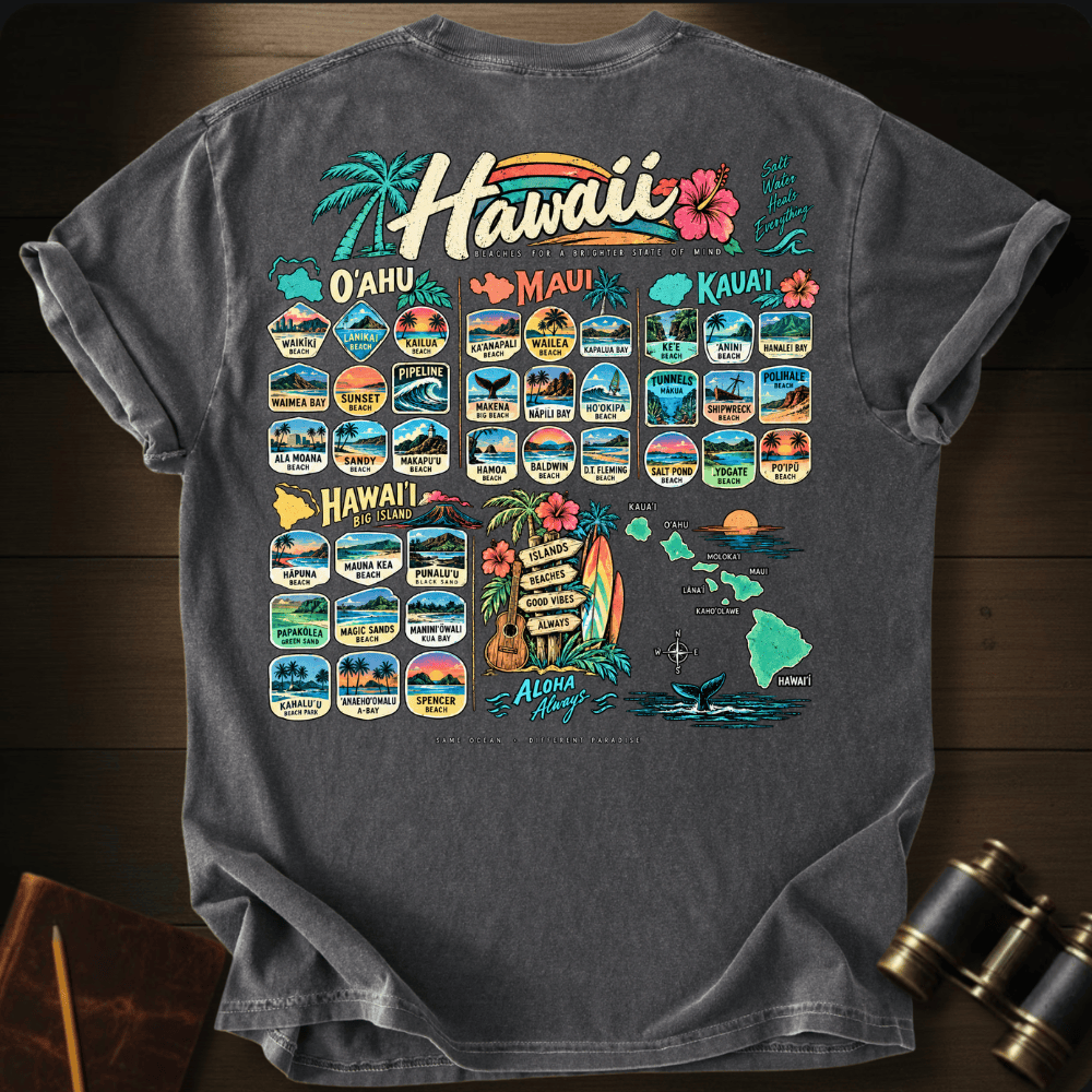 Hawaii Beaches T-shirt