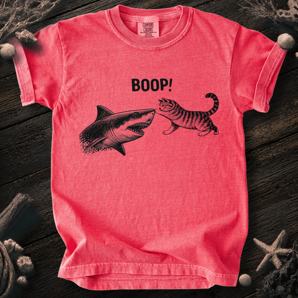 Cat Boops the Shark  Youth Tee