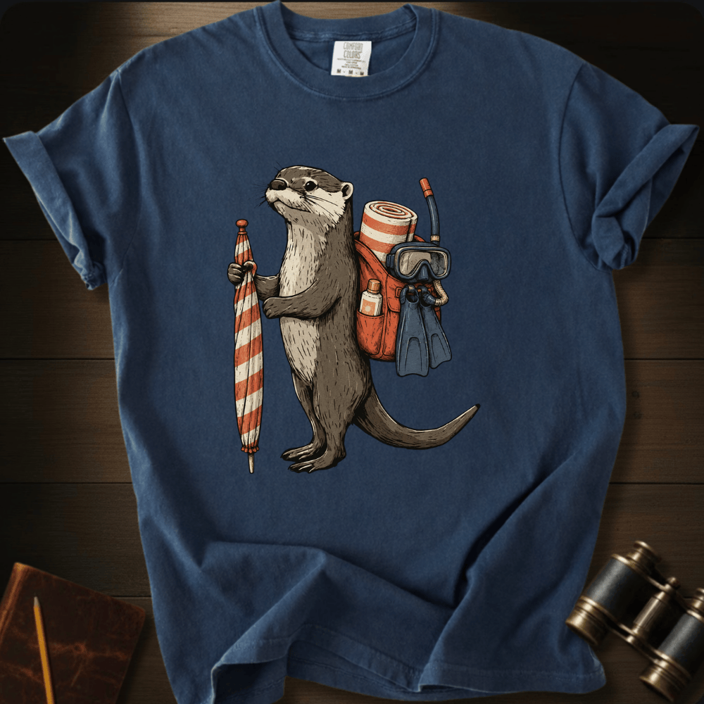 Otter Beach Time - T-shirt