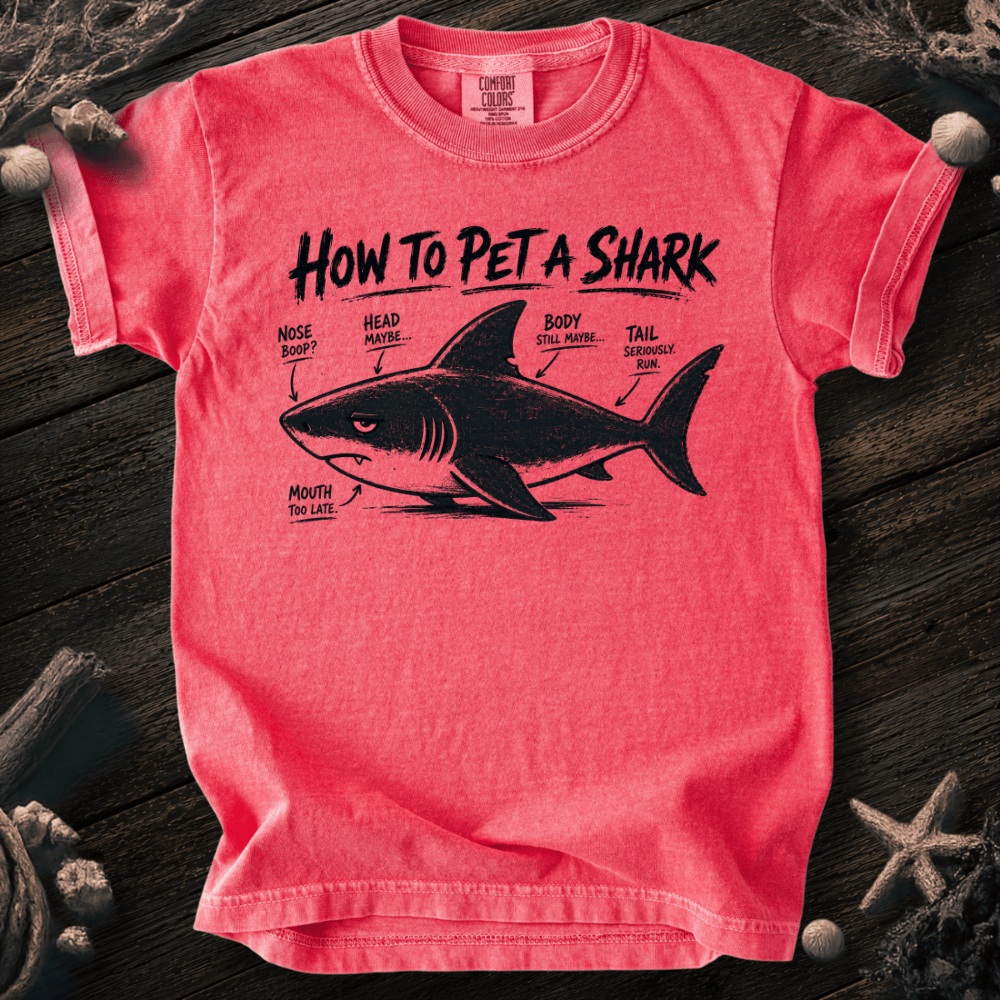 How To Pet a Shark  Youth Tee
