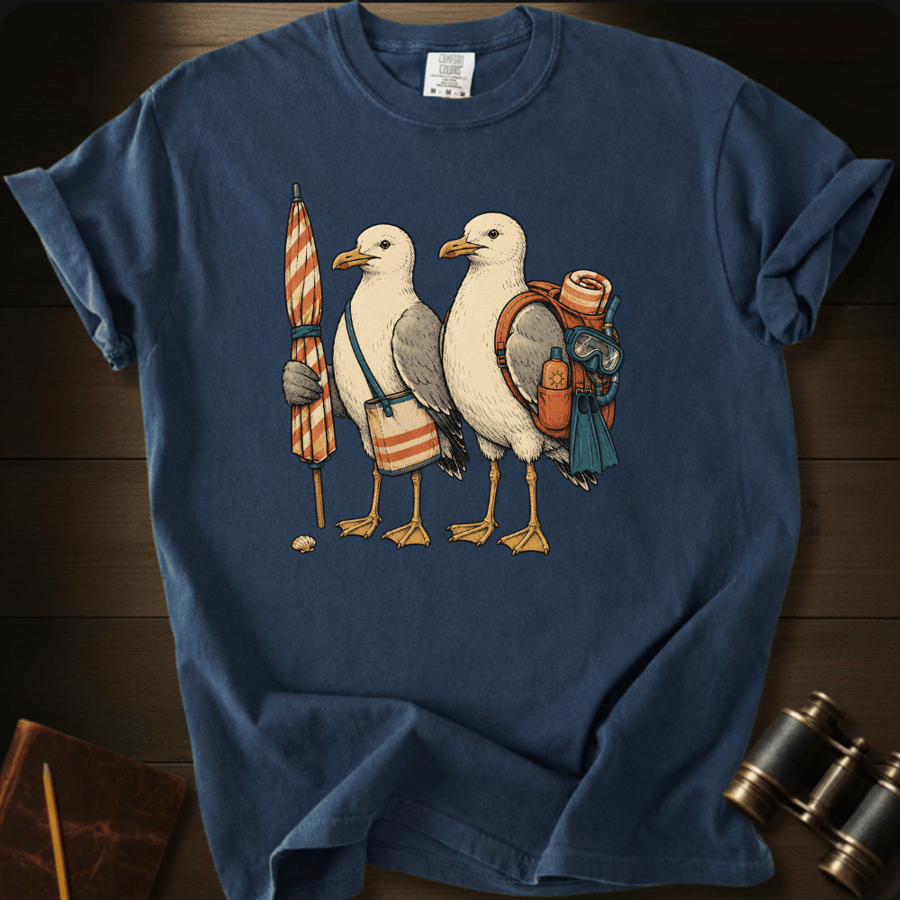 Herring Gulls Relax - T-shirt