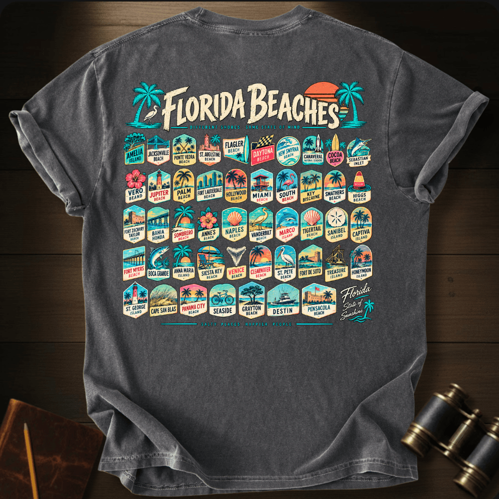 Florida Beaches Happy People T-shirt