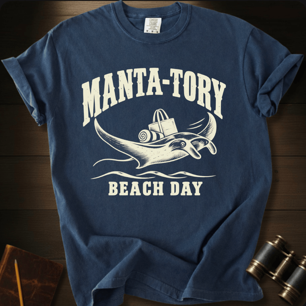Manta-tory Beach Day - T-shirt